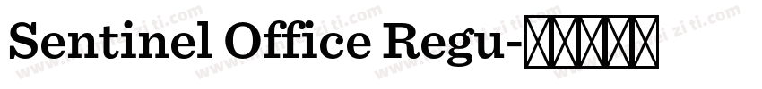 Sentinel Office Regu字体转换